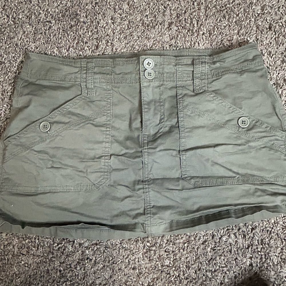 Vanilla Star Khaki Green Skirt